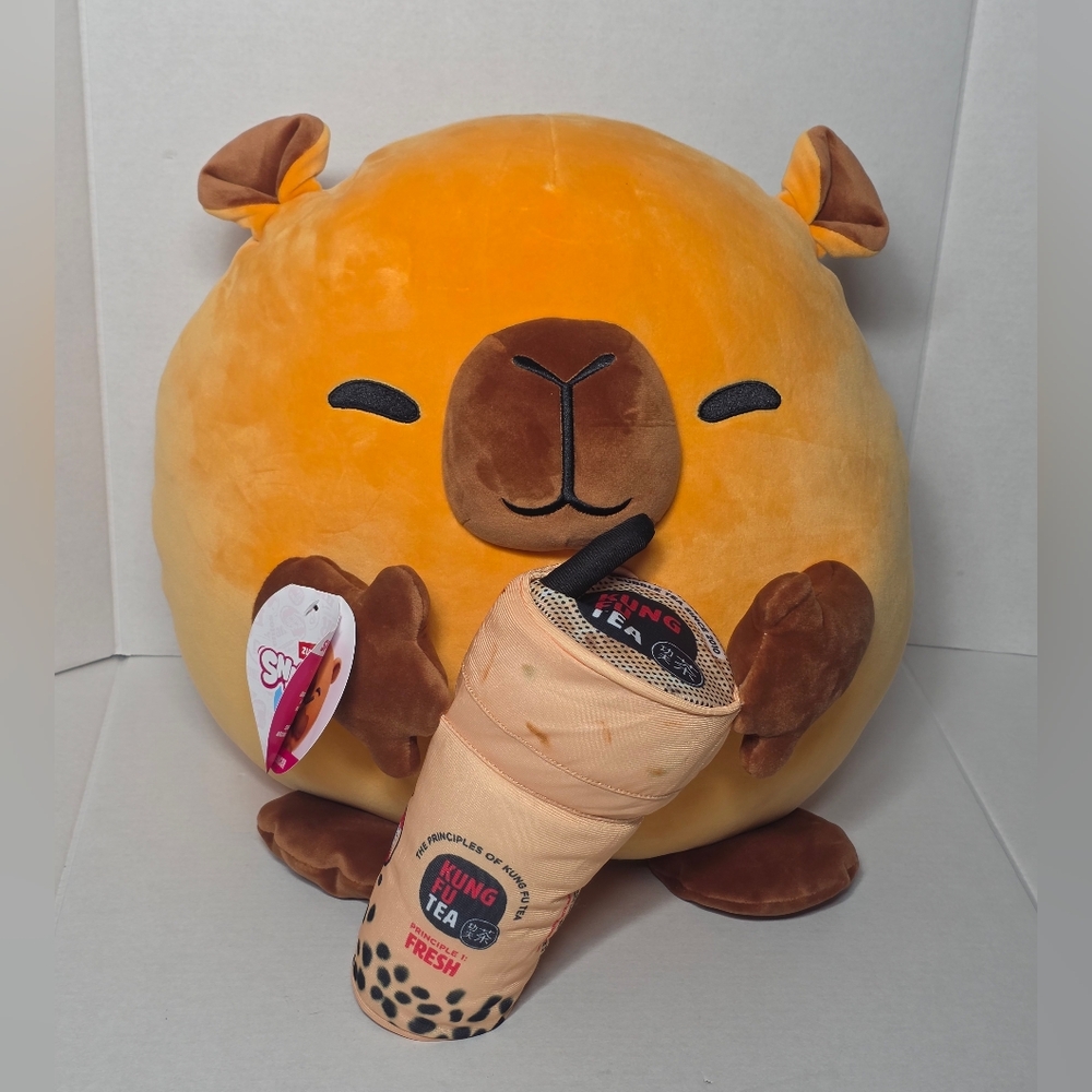NWT Snackles Series 2 Super-Sized 14" Spencer Kung Fu Tea Plush Zuru New